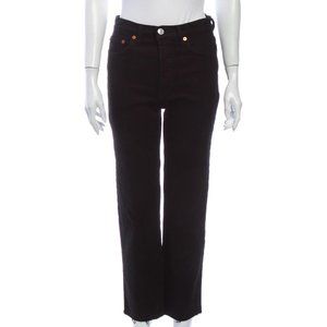 RE/DONE Mid-Rise Straight Leg Jeans Size: US 27